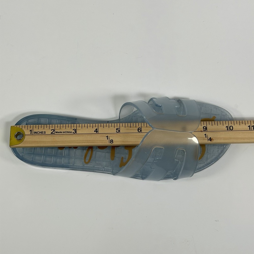 Sam Edelman Size-9 Women's Bay Jelly Blue Flat Sandal - Picture 2 of 10